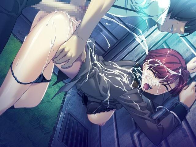 14P Blonde anime cutie with big perky titties spreads her soft thighs