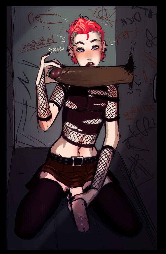 10P Futanari cosplay porn