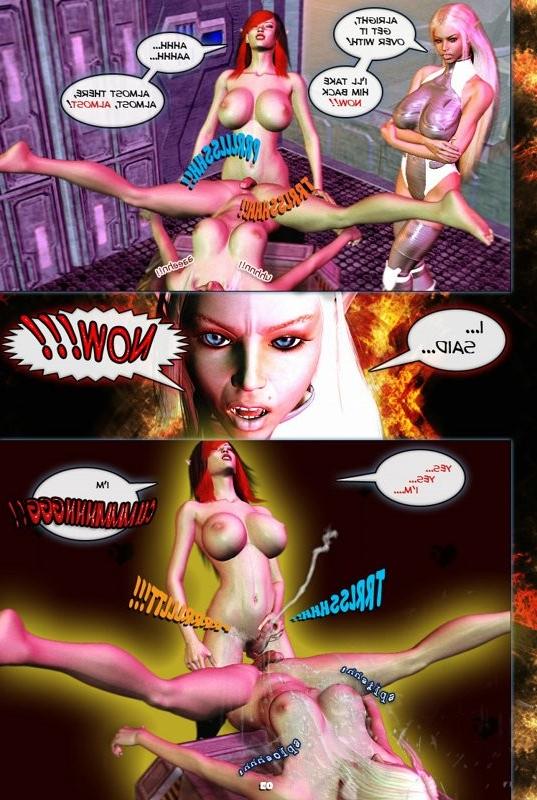 25P Vampire shemale comics