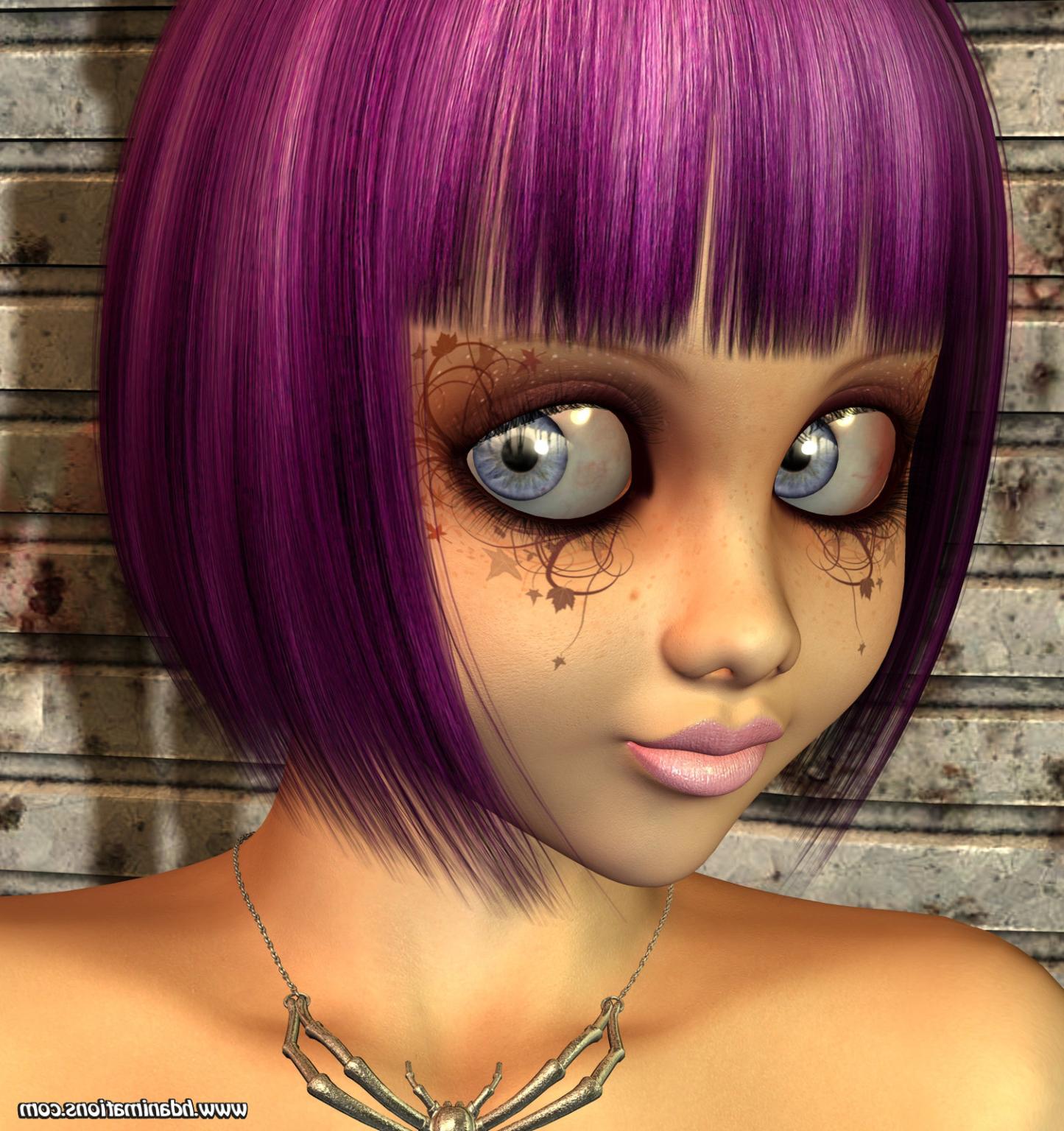 12P Anime style teen 3d nude