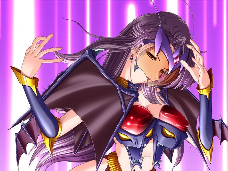 14P Big booty anime heroines take big tentacles in their tight asses