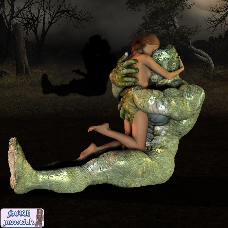16P 3D toon girl fucked by giant monster