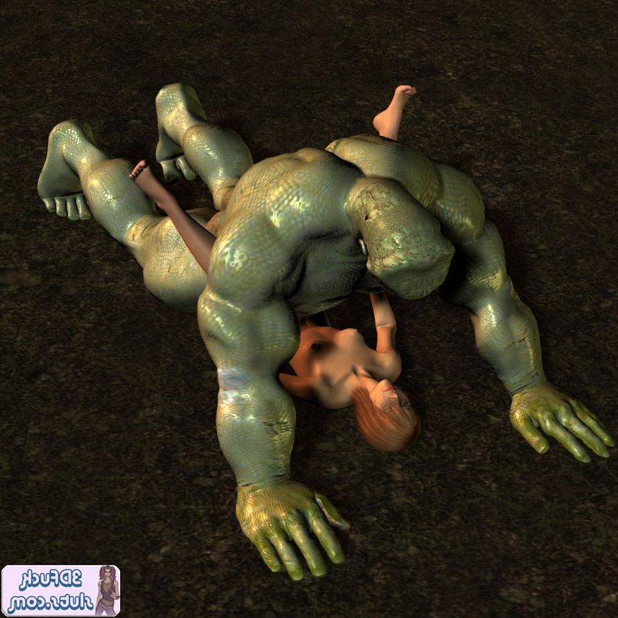 16P 3D toon girl fucked by giant monster