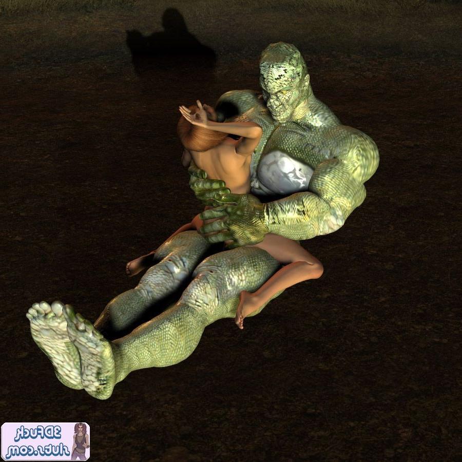 16P 3D toon girl fucked by giant monster