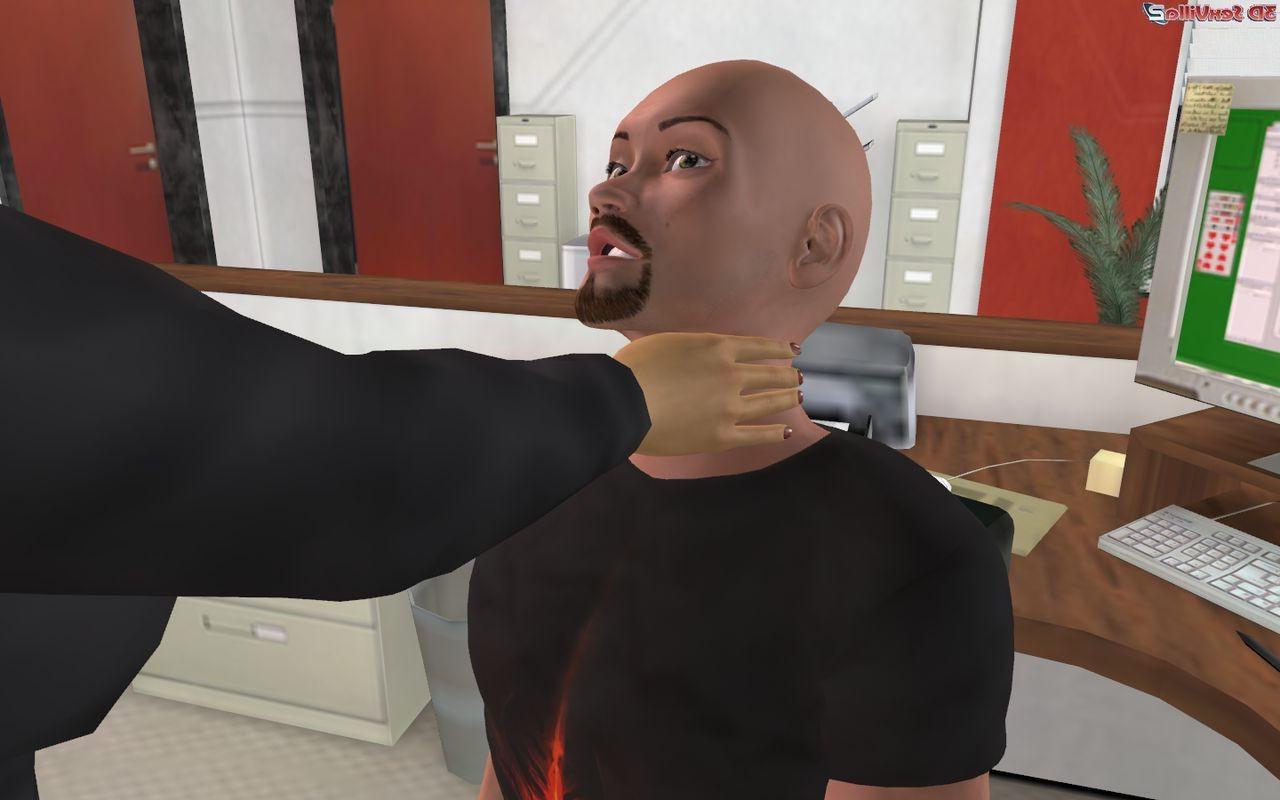 16P Stripping 3d nun gets too close to her client