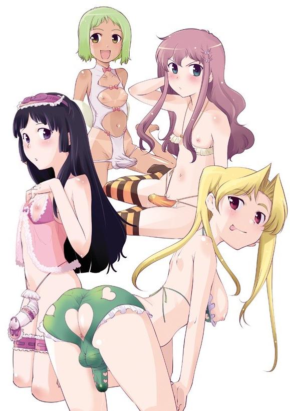16P Anime shemales cock covered