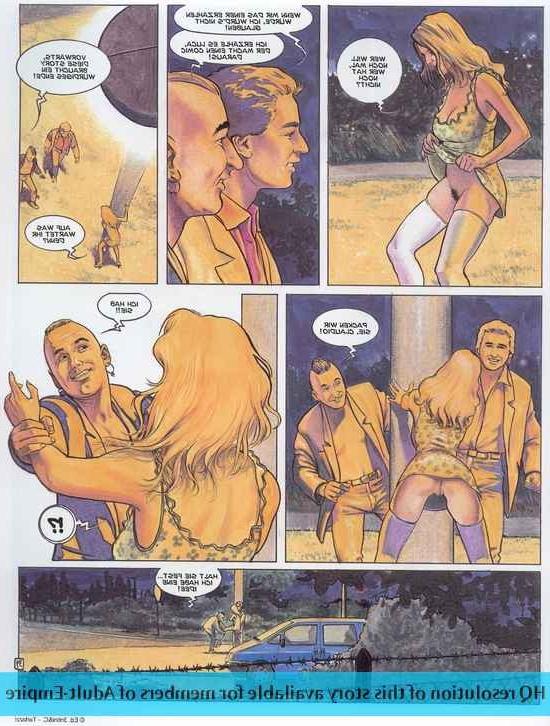 12P Strong dude fucks two hot ladies in porn comics