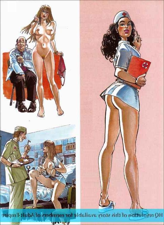 12P Strong dude fucks two hot ladies in porn comics
