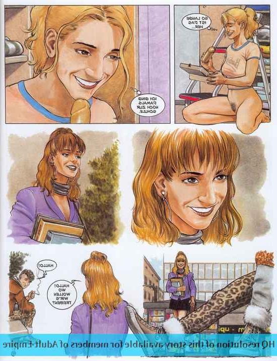 12P Strong dude fucks two hot ladies in porn comics