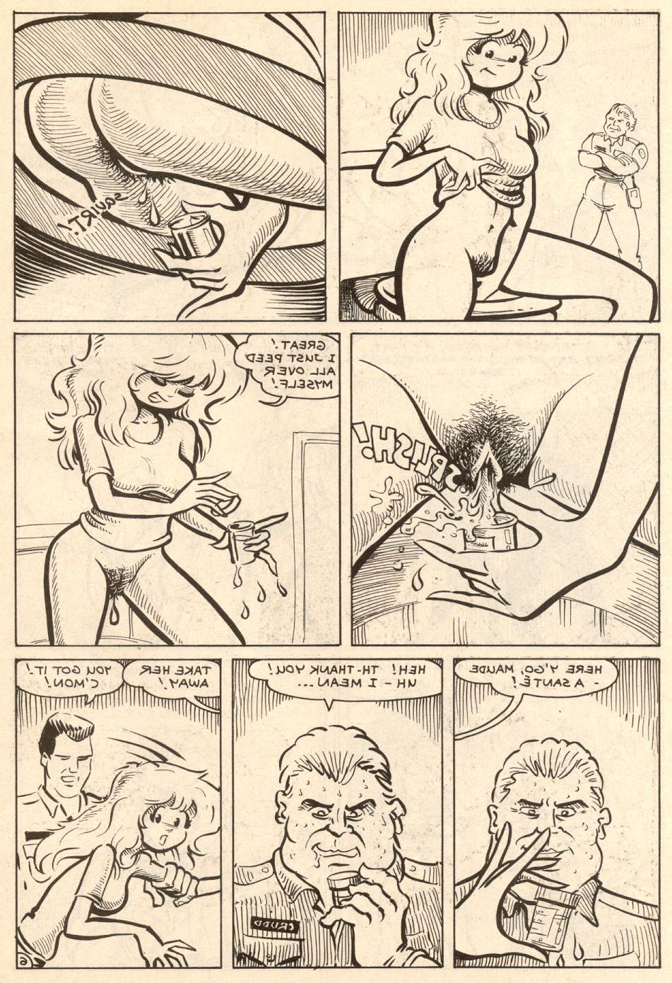 12P Raunchy porn comix with group fuck