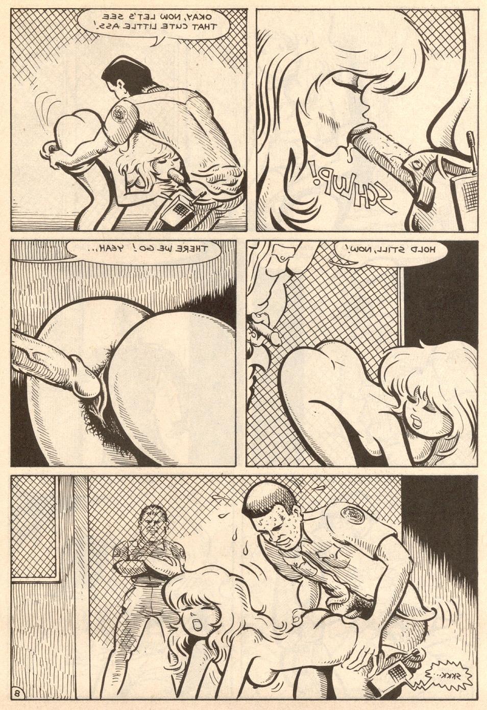 12P Raunchy porn comix with group fuck