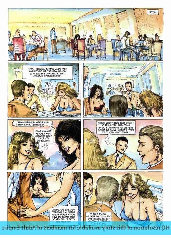 12P Hot adult comics with sexy babe sucking dick