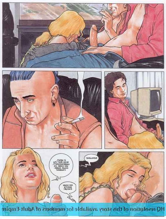 12P Hot adult comics with sexy babe sucking dick