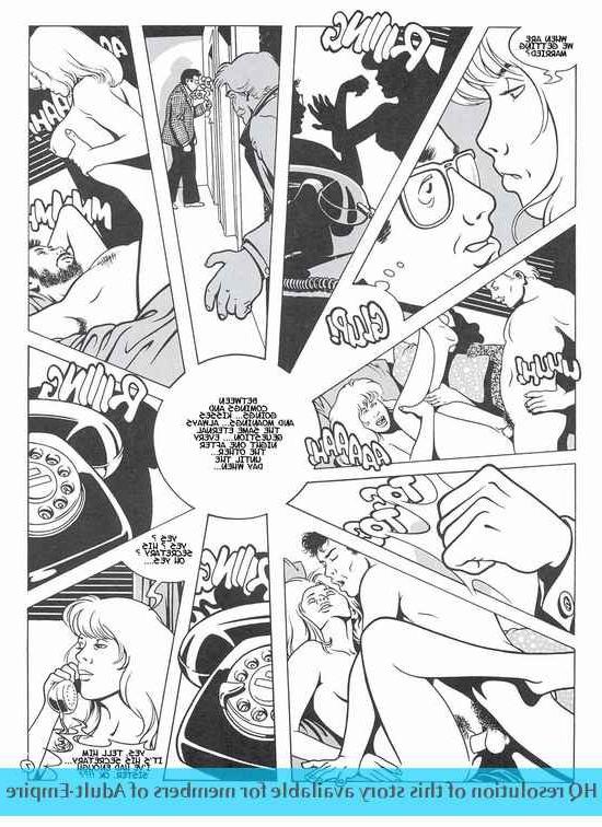 12P Hot adult comics with sexy babe sucking dick