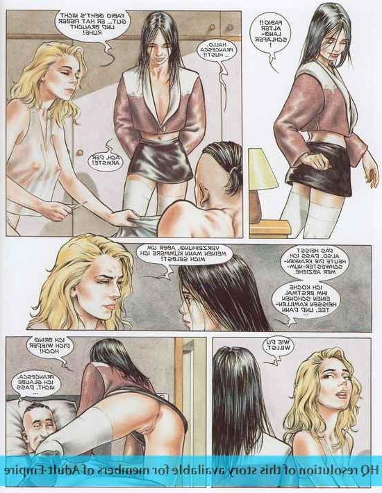 12P Drawn dude chases the girl and fucks her hard
