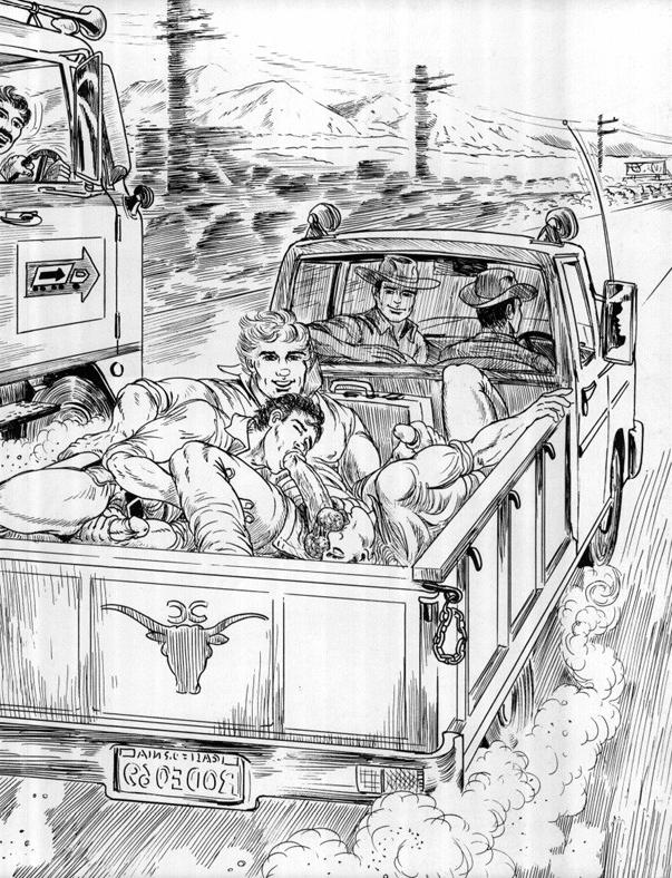 12P Street guys wildly ravish the comics ass