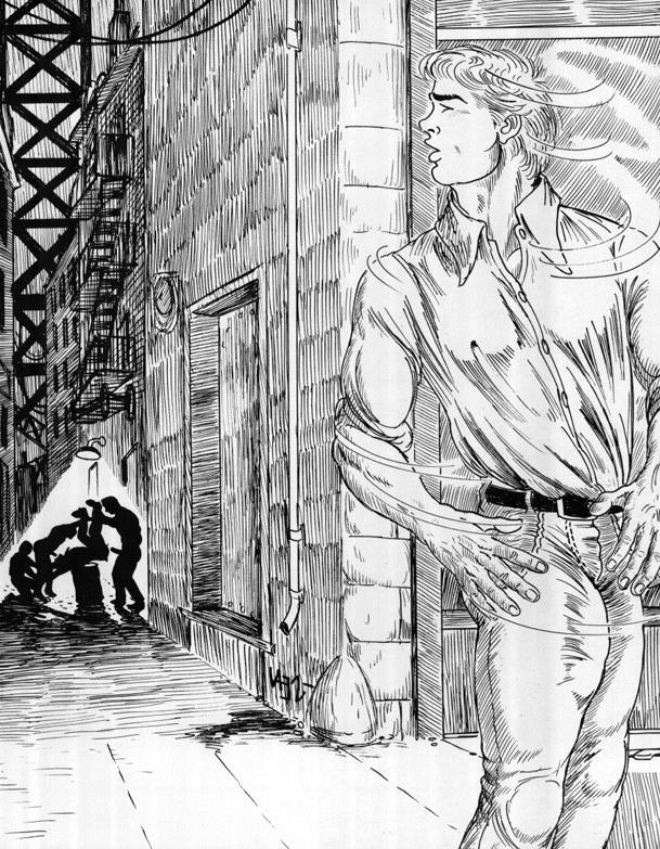 12P Street guys wildly ravish the comics ass