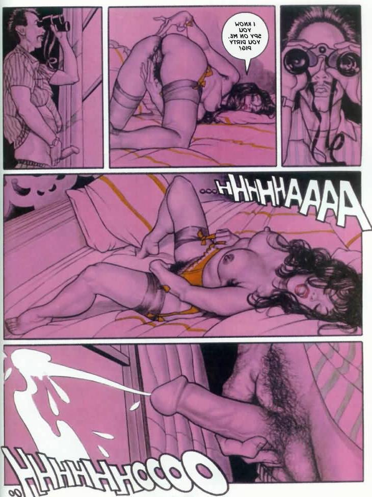 12P Sexy comic masturbation and fucking