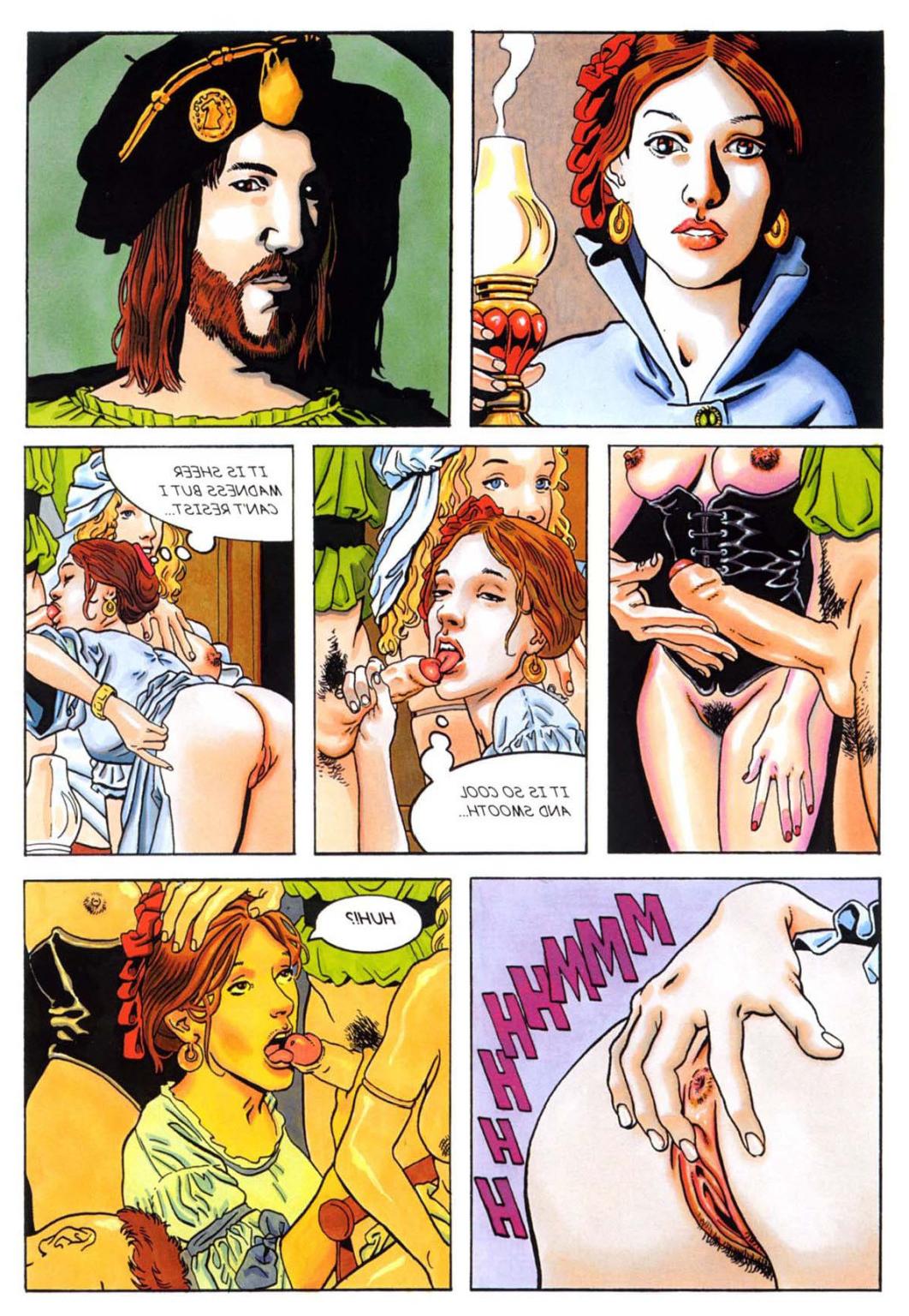 12P Comics blowjob and sex for street bandit