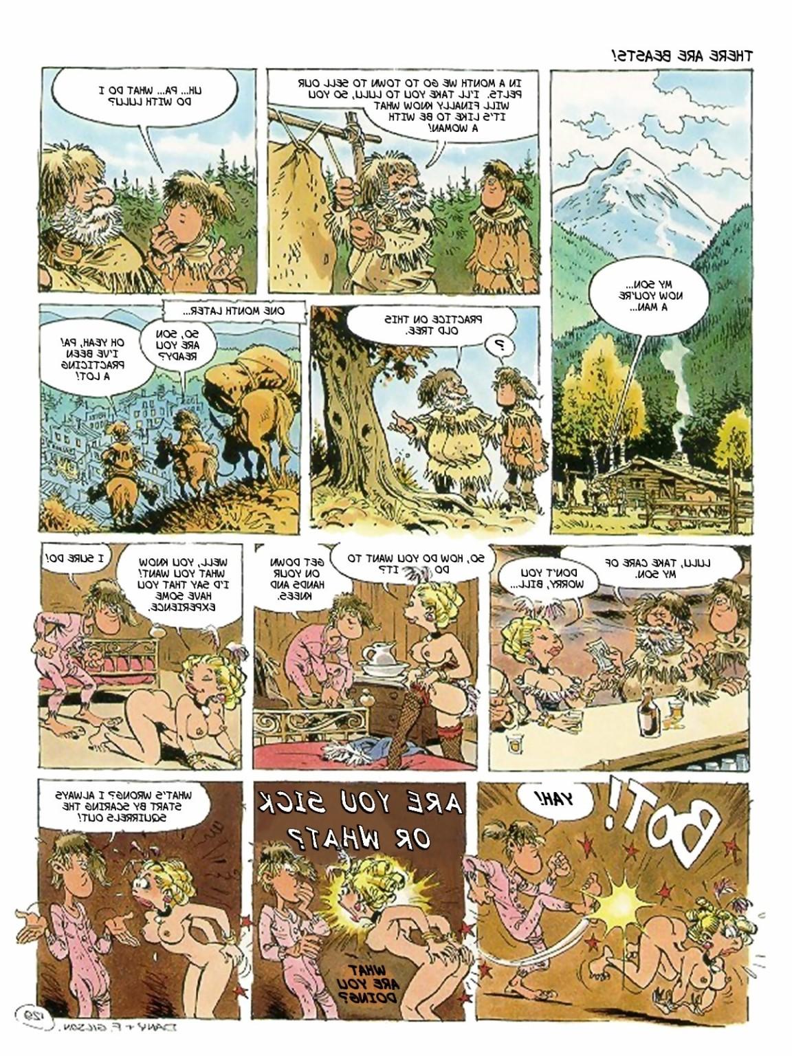 12P Comics blowjob and sex for street bandit