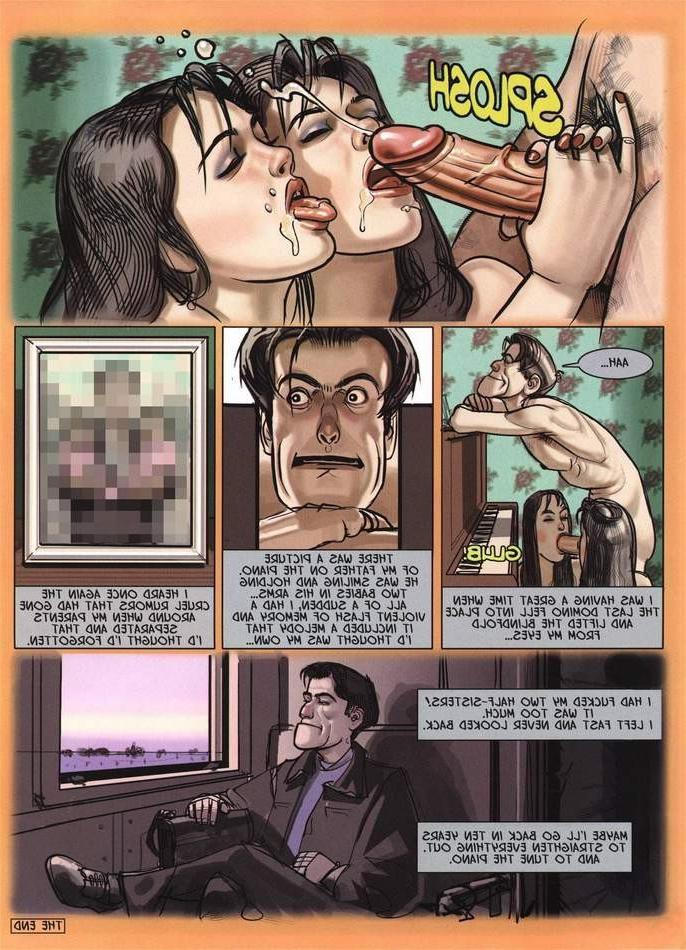 12P Girl sharing cock in the hottest sex comics