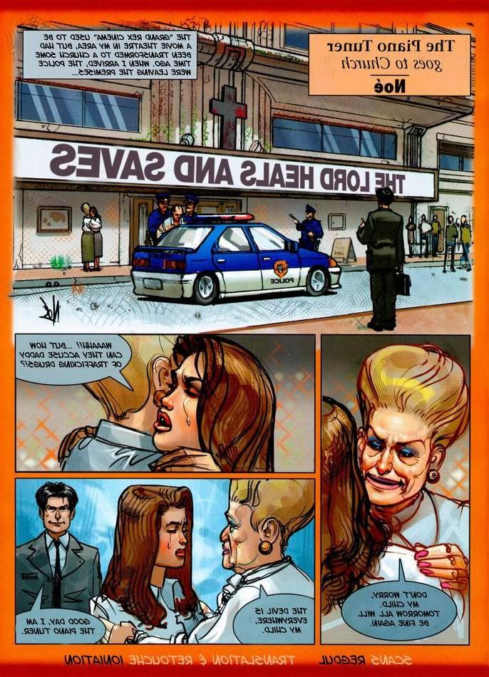 12P Girl sharing cock in the hottest sex comics