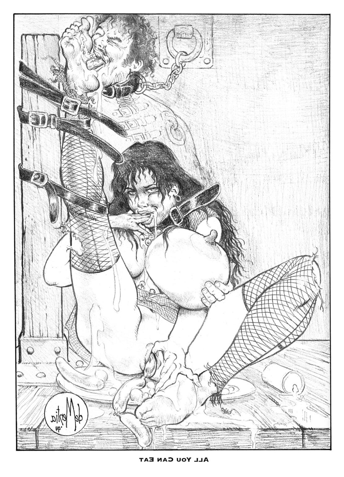 12P Two chicks tortured in wild bdsm comix