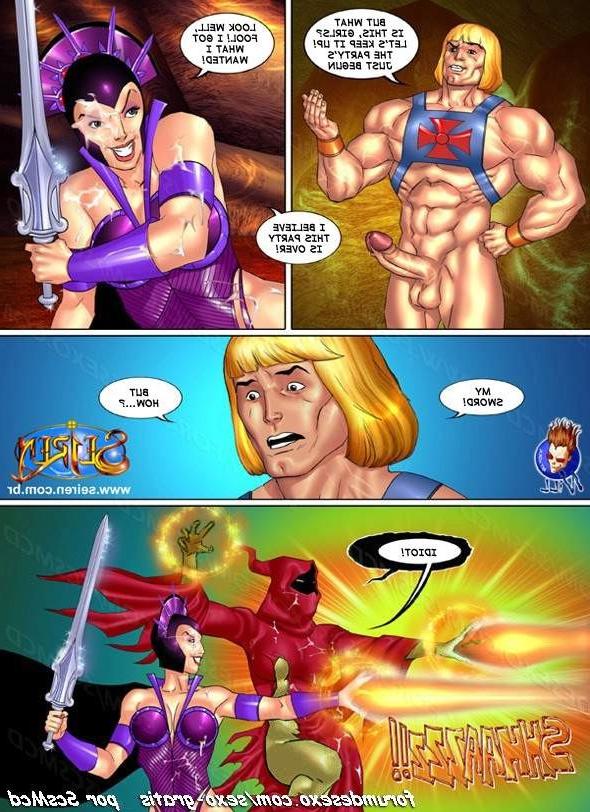 12P Strong dude fucks two hot ladies in porn comics