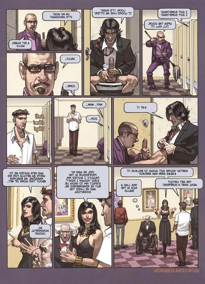 12P Hot adult comics with sexy babe sucking dick