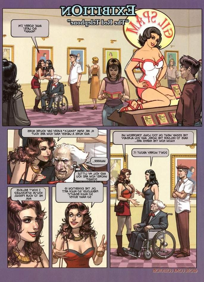12P Hot adult comics with sexy babe sucking dick