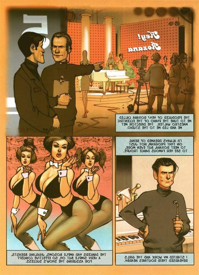 12P Strong dude fucks two hot ladies in porn comics