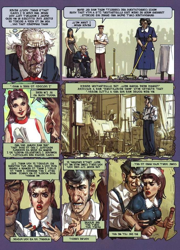 12P Strong dude fucks two hot ladies in porn comics