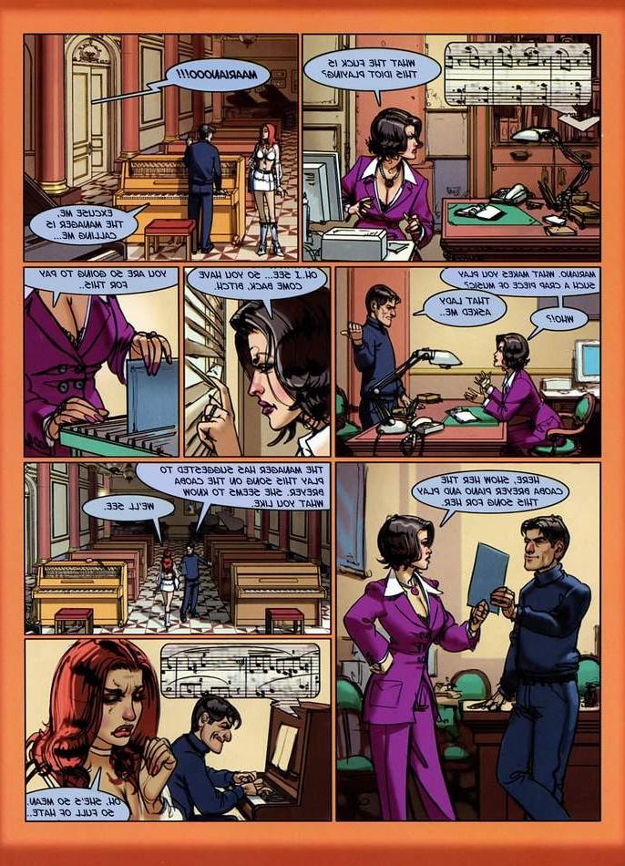 12P Sexy hooker with fuckable ass in sex comics