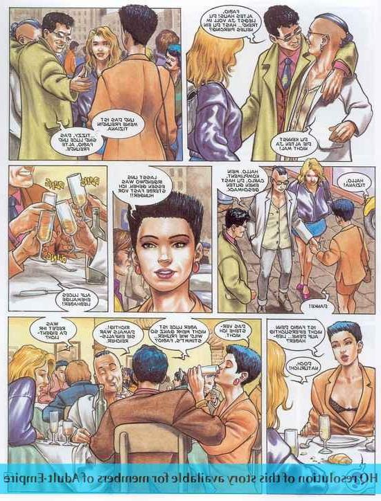 12P Strong dude fucks two hot ladies in porn comics