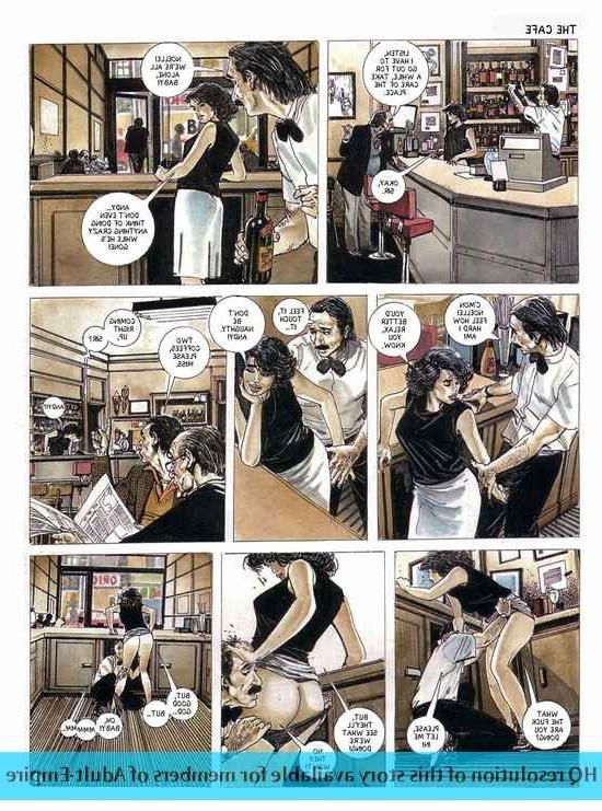 12P Strong dude fucks two hot ladies in porn comics