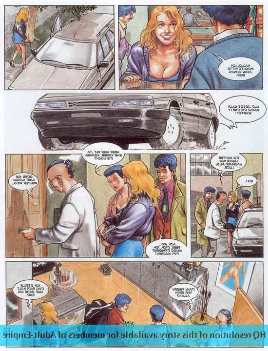 12P Blond nurse rides cock in hot sex comics