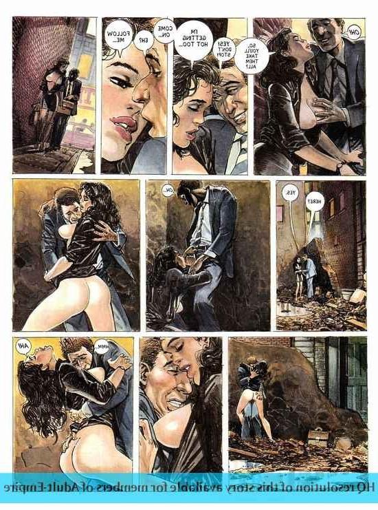 12P Sexy hooker with fuckable ass in sex comics