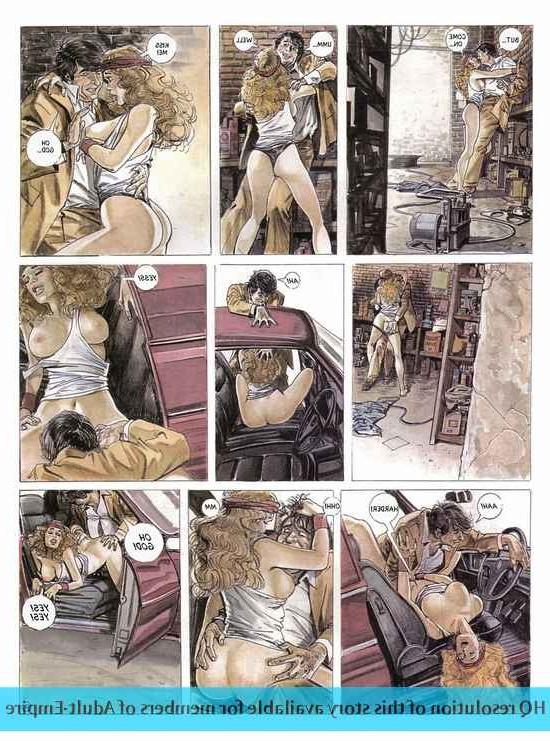 12P Sexy hooker with fuckable ass in sex comics