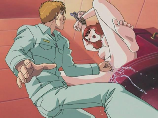 12P Horny couple does crazy poses in the dirty anime