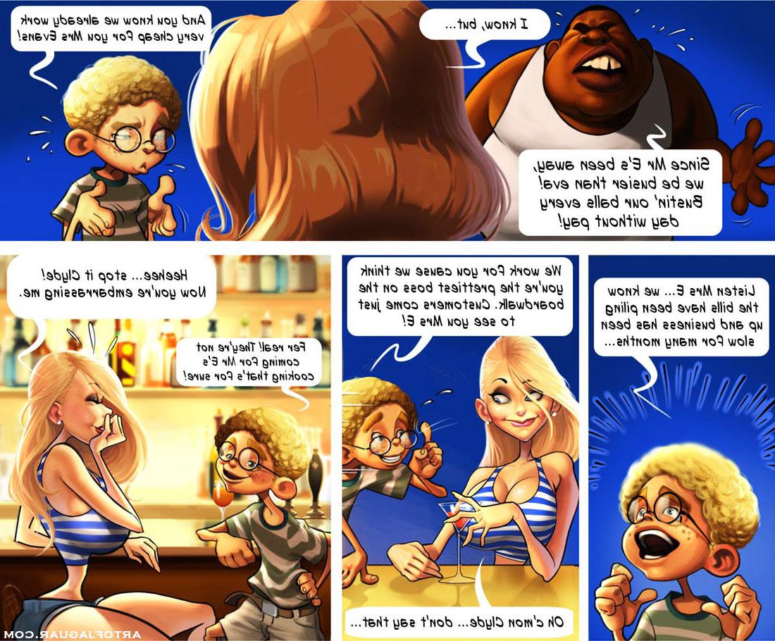 16P Adult Comic Of Hot Big Tit Bikini Milf Working A New Summer Job