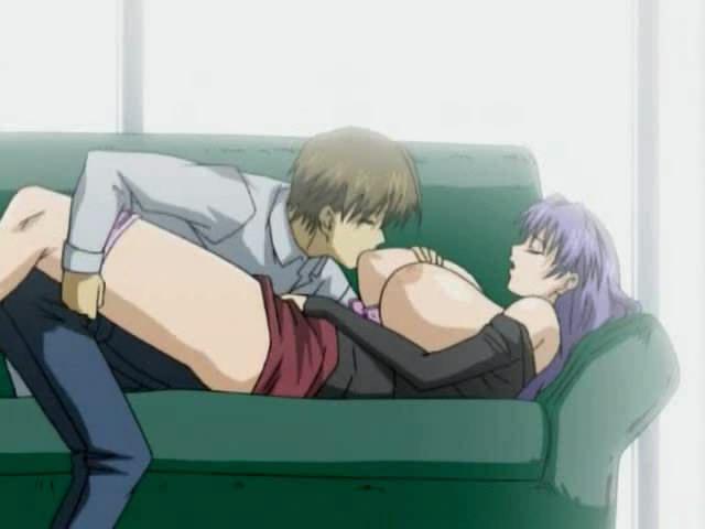 12P Anime with classy gal and nasty guy fucking