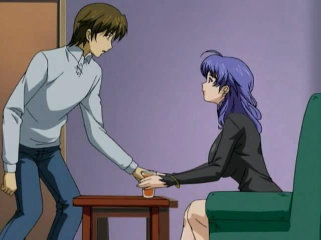 12P Horny couple does crazy poses in the dirty anime