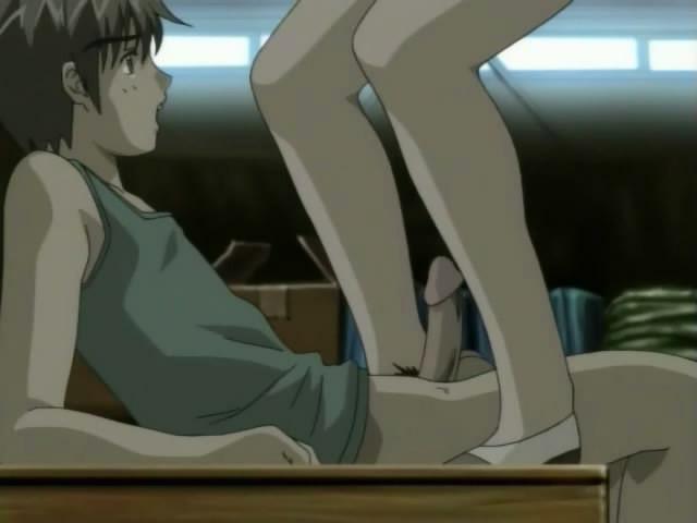 12P Hot anime shots with gal sucking rod and sitting on toy
