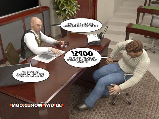 16P Cunning student 3D gay comics male hentai cartoons anime gay