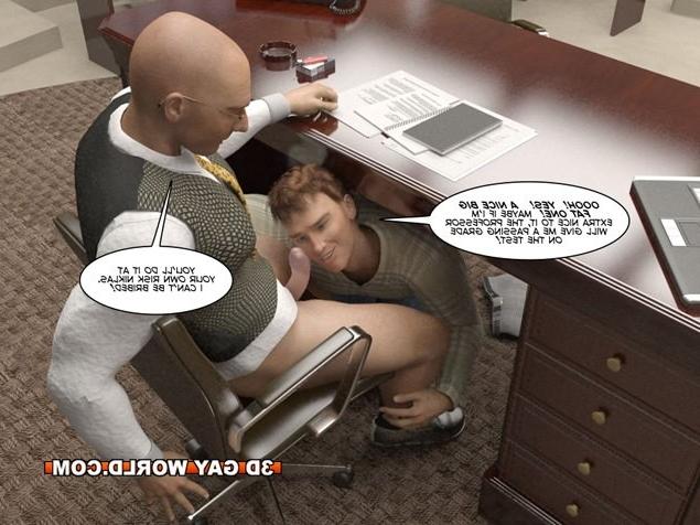 16P Cunning student 3D gay comics male hentai cartoons anime gay
