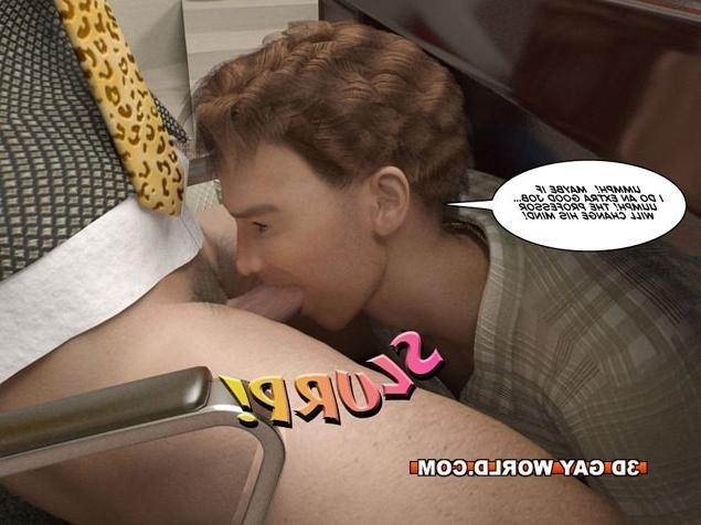 16P Cunning student 3D gay comics male hentai cartoons anime gay
