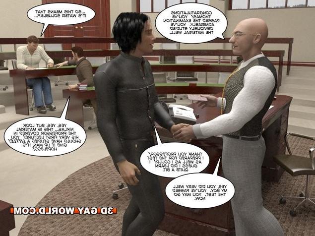 16P Cunning student 3D gay comics male hentai cartoons anime gay