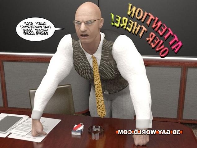 16P Cunning student 3D gay comics male hentai cartoons anime gay