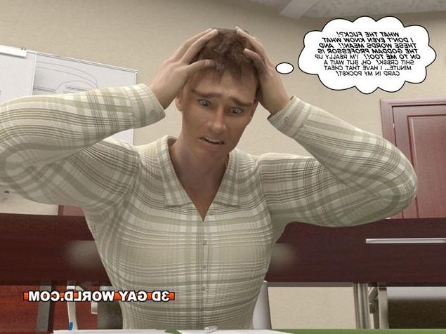 16P Cunning student 3D gay comics male hentai cartoons anime gay