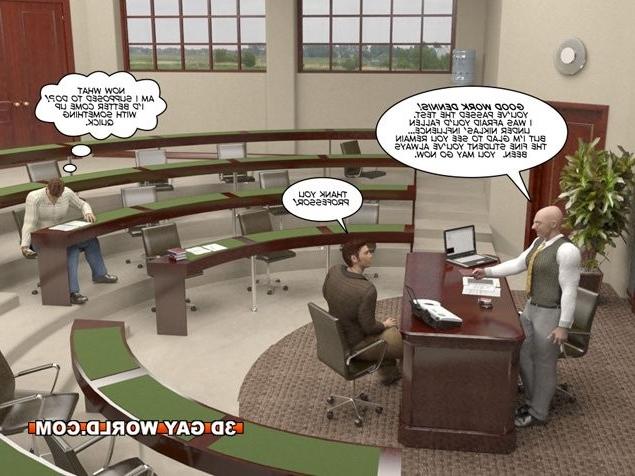 16P Cunning student 3D gay comics male hentai cartoons anime gay
